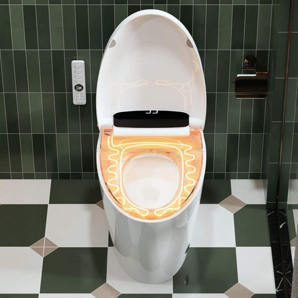yulika DJ-951B Tankless Smart Bidet Toilet with Auto Flush & Warm Water