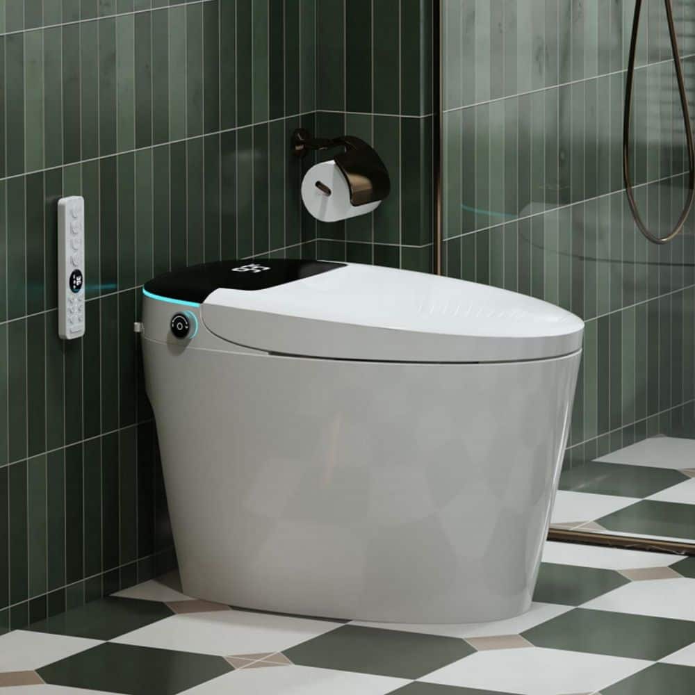 yulika DJ-951B Tankless Smart Bidet Toilet with Auto Flush & Warm Water
