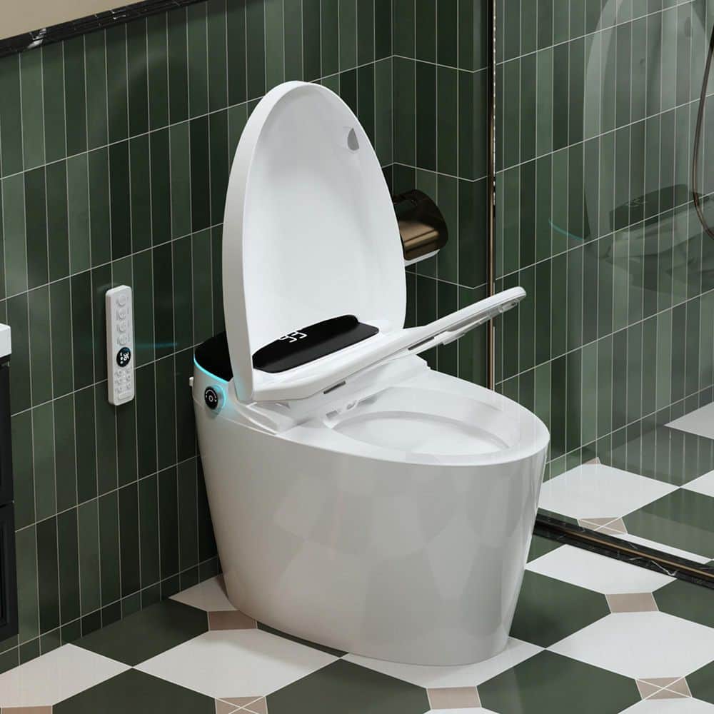 yulika DJ-951B Tankless Smart Bidet Toilet with Auto Flush & Warm Water
