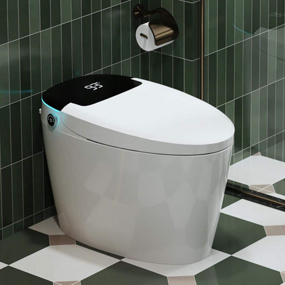 yulika DJ-951B Tankless Smart Bidet Toilet with Auto Flush & Warm Water