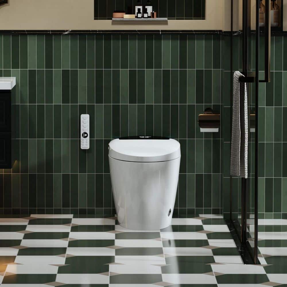 yulika DJ-951E Elongated Smart Bidet Toilet with Heated Seat and Auto Flush