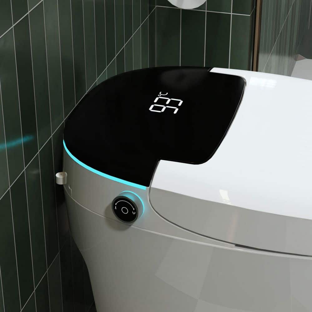 yulika DJ-951E Elongated Smart Bidet Toilet with Heated Seat and Auto Flush
