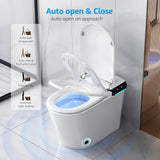 Yulika Smart Bidet Toilet with Auto Open/Close Lid, Heated Seat & LED Display