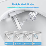 Yulika Smart Bidet Toilet with Auto Open/Close Lid, Heated Seat & LED Display