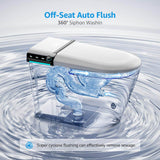 Yulika Smart Bidet Toilet with Auto Open/Close Lid, Heated Seat & LED Display