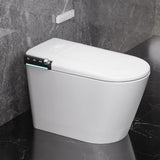 Yulika Smart Bidet Toilet with Auto Open/Close Lid, Heated Seat & LED Display