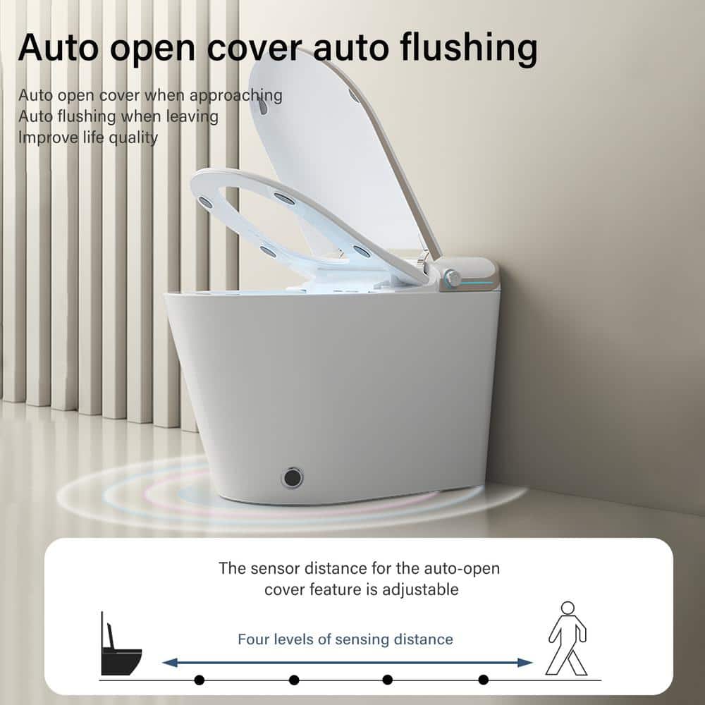 Yulika DJ-U2 One Piece Bidet Toilet with Heated Seat & Remote Control