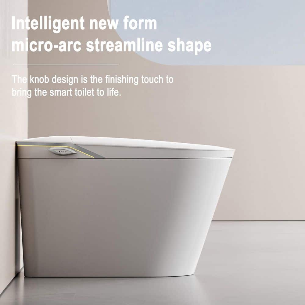 yulika DJ-U6 Elongated Smart Toilet with Built-in Bidet and Dual Flush