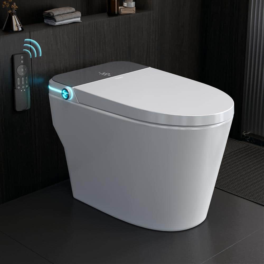 Yulika Smart Bidet Toilet - Elongated 1.28 GPF with Auto Features