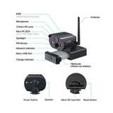 ZOSI Wireless 3MP 2K WIFI Outdoor Security Camera, 2-Way Audio, Smart Light and Sound Alarm, Color Night Vision