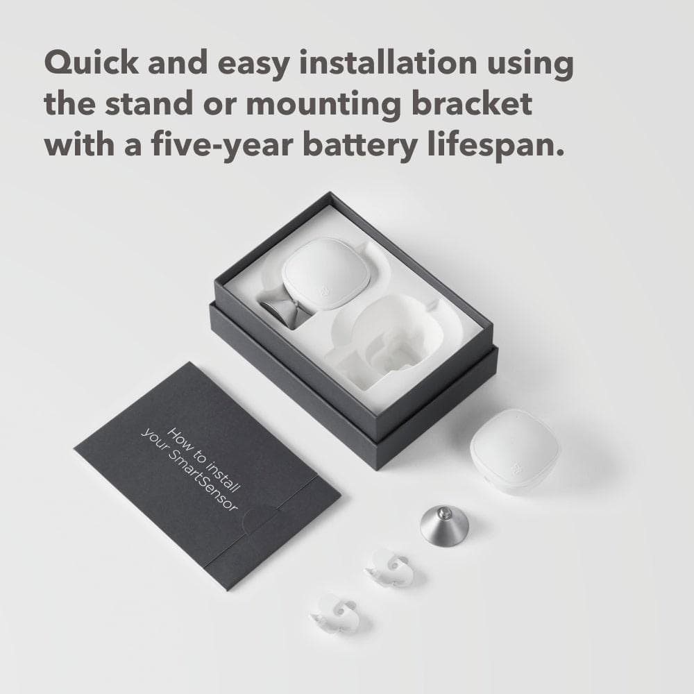 ecobee Smart Sensor 2 Pack- Comfort, Security, Energy Savings- Smart Home- Compatible with ecobee Smart Home Thermostats