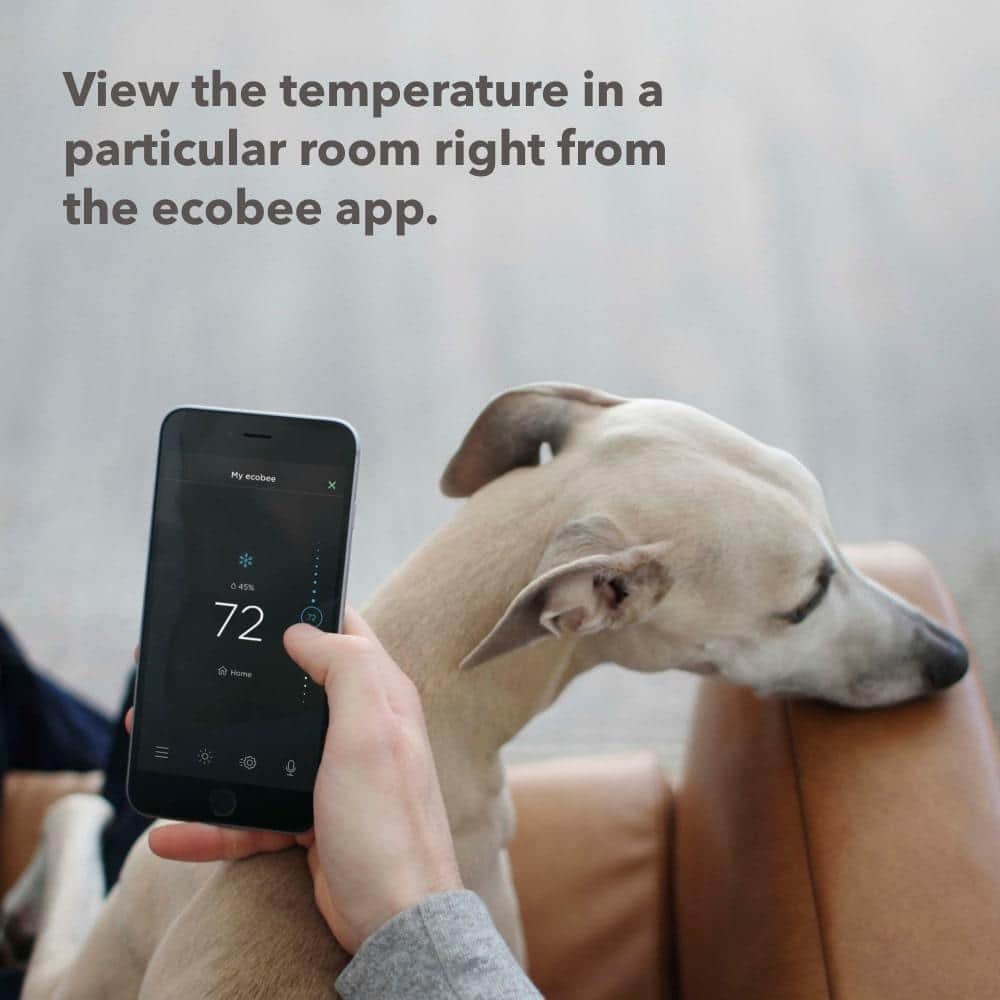 ecobee Smart Sensor 2 Pack- Comfort, Security, Energy Savings- Smart Home- Compatible with ecobee Smart Home Thermostats