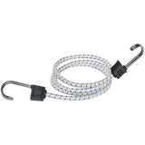 Keeper 32 in. Marine Bungee Cord – Twin Anchor with Stainless Steel Hooks