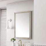 James Martin Vanities Glenbrooke 30" x 40" Whitewashed Oak Vanity Mirror