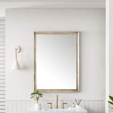 James Martin Vanities Glenbrooke 30" x 40" Whitewashed Oak Vanity Mirror