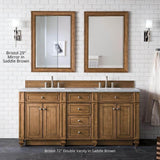 James Martin Vanities Bristol 29" x 40" Whitewashed Walnut Vanity Mirror