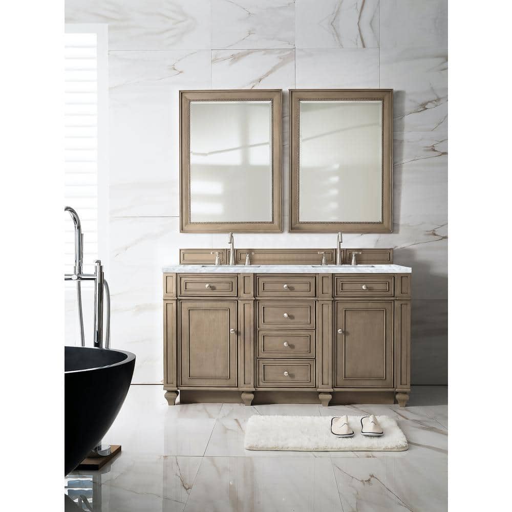 James Martin Vanities Bristol 29" x 40" Whitewashed Walnut Vanity Mirror