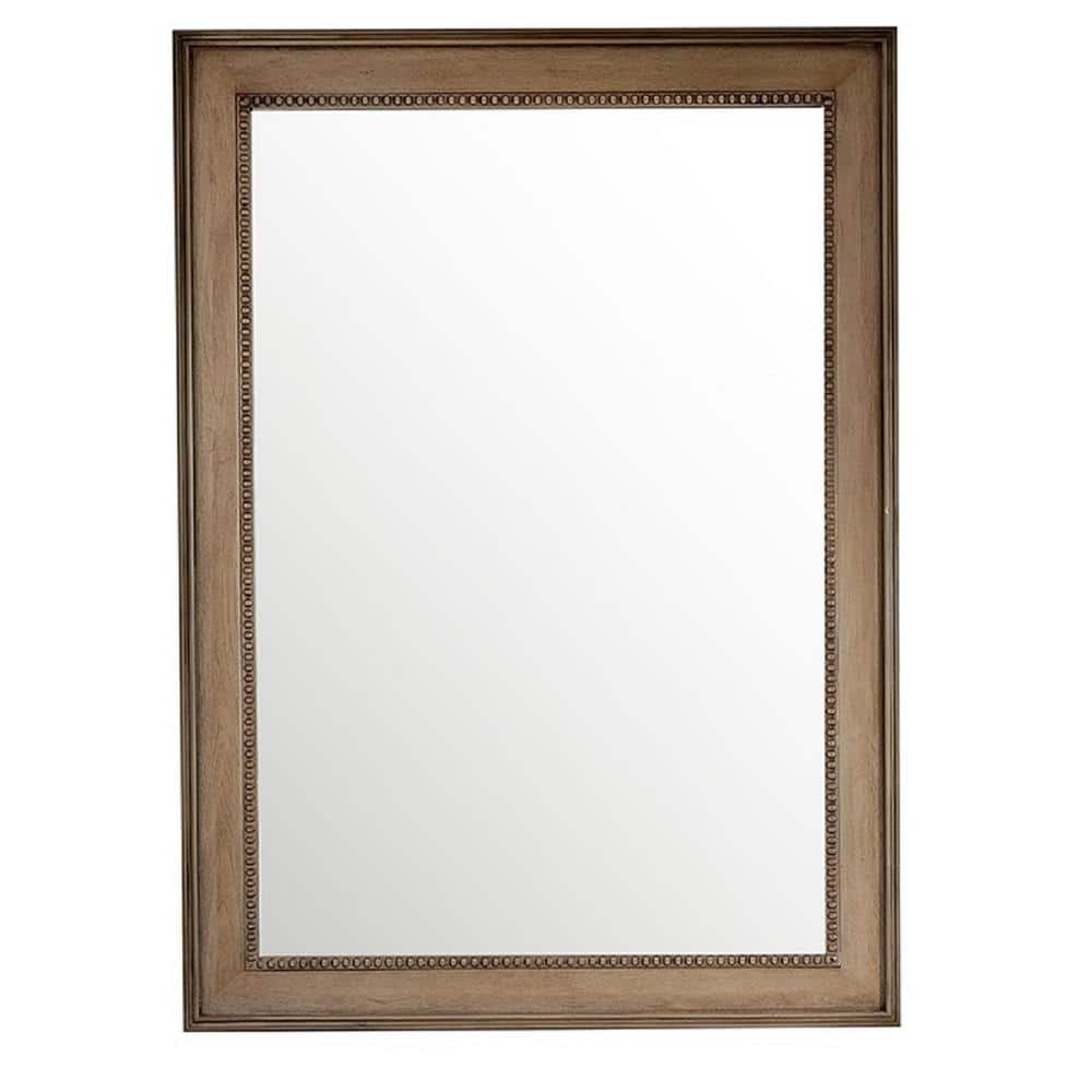 James Martin Vanities Bristol 29" x 40" Whitewashed Walnut Vanity Mirror