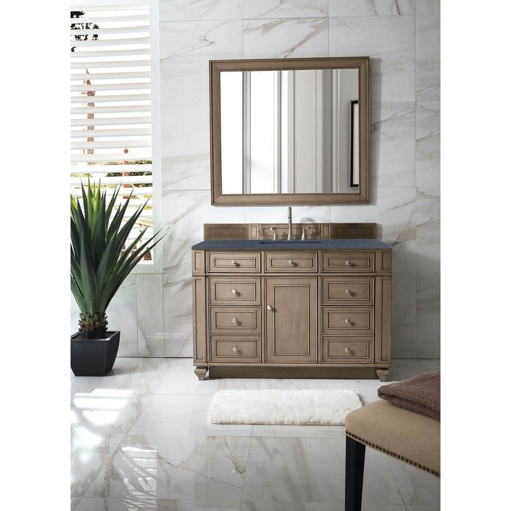James Martin Vanities Bristol 44" x 40" Whitewashed Walnut Vanity Mirror