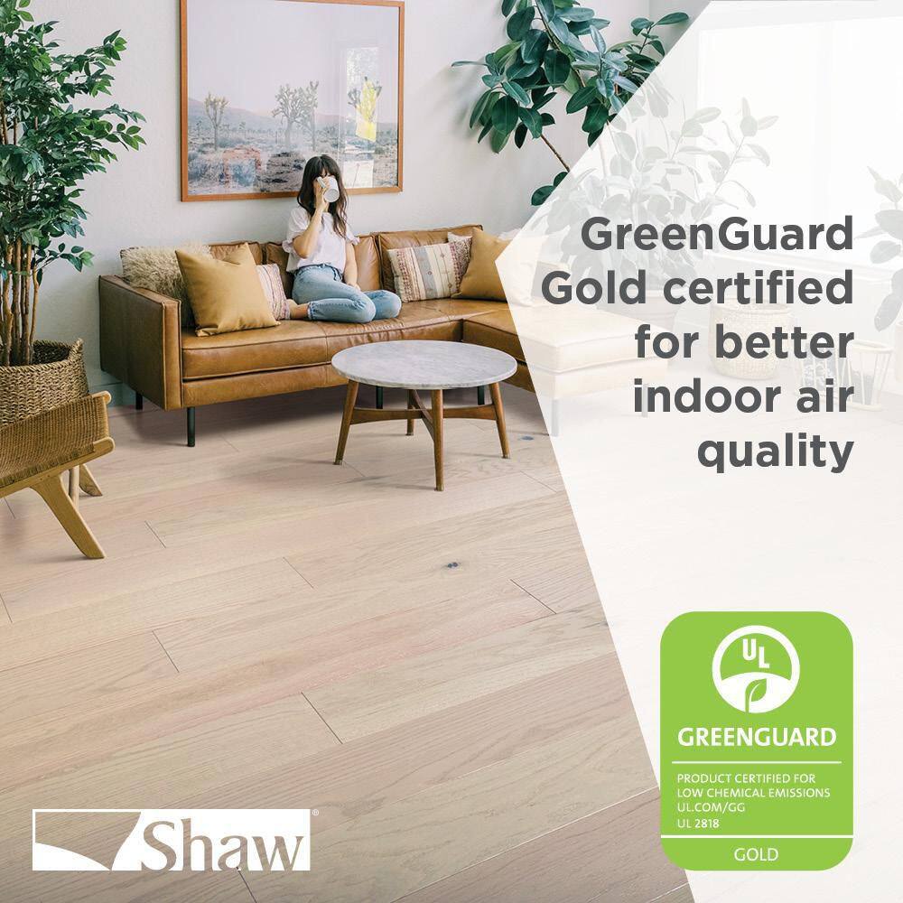 Shaw Bradford 5 Winchester Red Oak 3/8 in. T X 5 in. W Tongue and Groove Engineered Hardwood Flooring (23.66 sq.ft./case)
