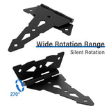 WINSOON 10 in. x 7 in. Heavy-Duty Decorative Tee Hinge Barn Gate Hinge (2-Pack)
