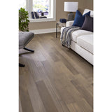 OptiWood Winter Stone Birch 2/7 in.  T x 5 in. W Click Lock Hand Scraped Engineered Hardwood Flooring (16.7 sq.ft./case)