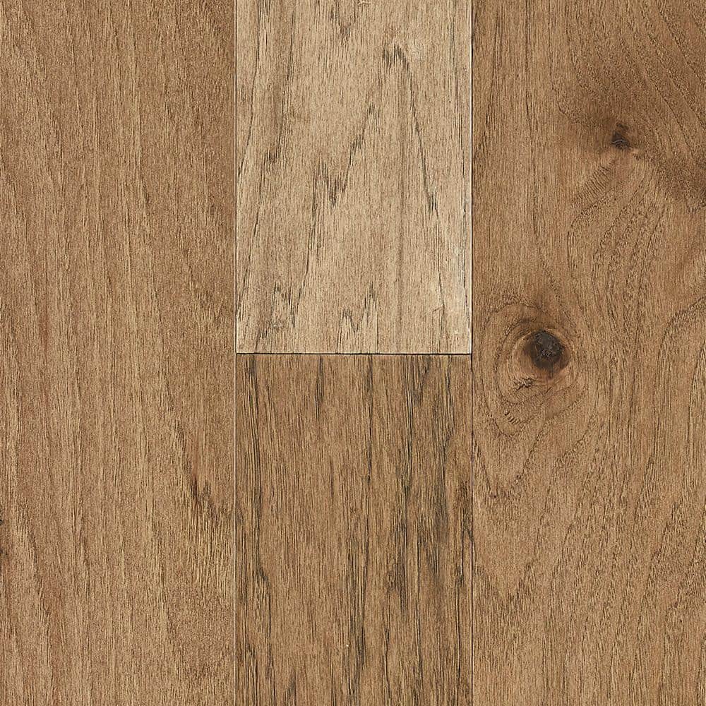 Bruce Time Honored Saddle Hickory 3/8 in. T x 6 in. W Click Lock Wire Brushed Engineered Hardwood Flooring (30.6 sq.ft./ctn)