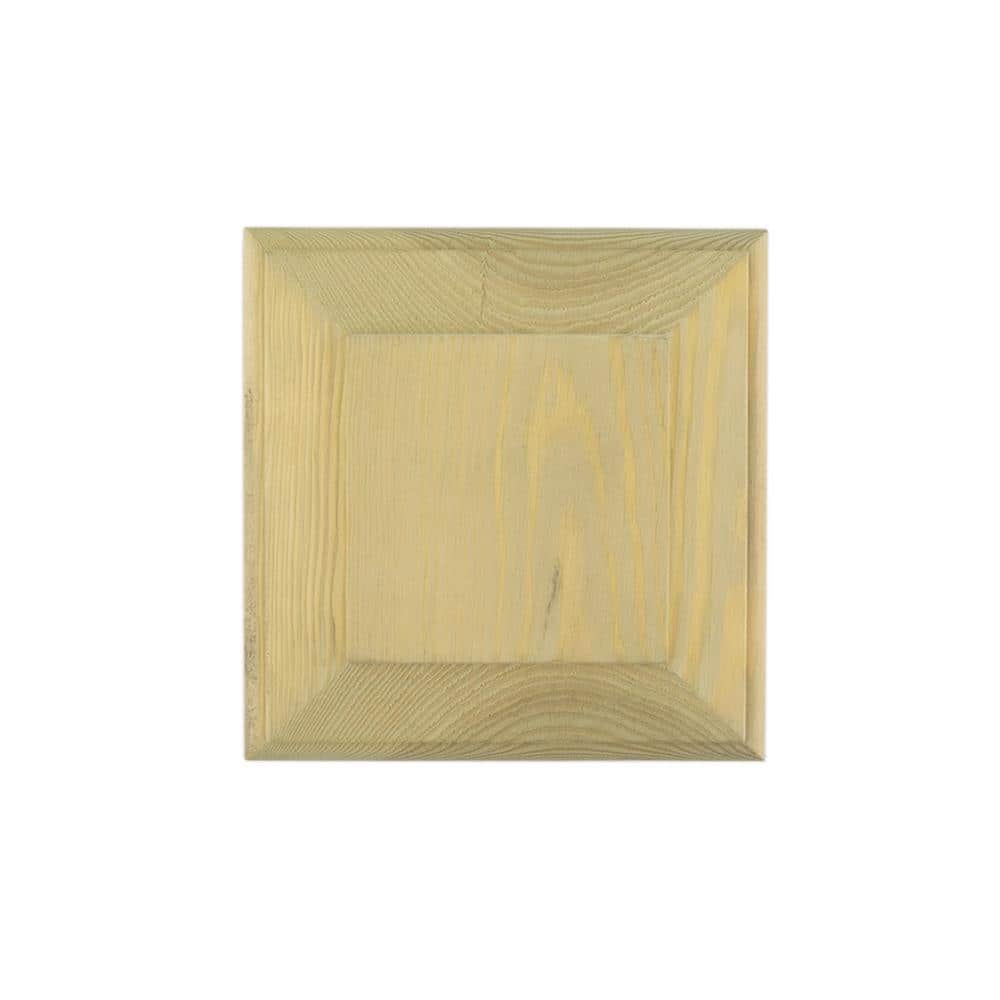 Deckorators 4 in. x 4 in. Newport Classic Pressure Treated Wood Pine Post Cap