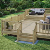Deckorators 4 in. x 4 in. Newport Classic Pressure Treated Wood Pine Post Cap