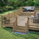 Deckorators 6 in. x 6 in. Victoria Copper High Point Cedar Post Cap