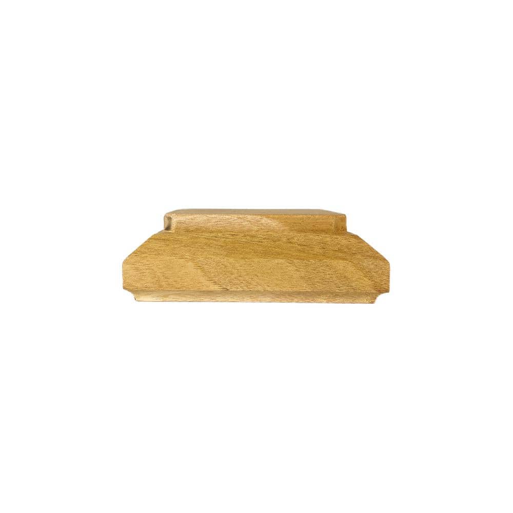 Protectyte Miterless 4 in. x 4 in. Untreated Wood Traditional Slip Over Fence Post Cap (Actual: 3-3/4 in. to 3-7/8 in.)