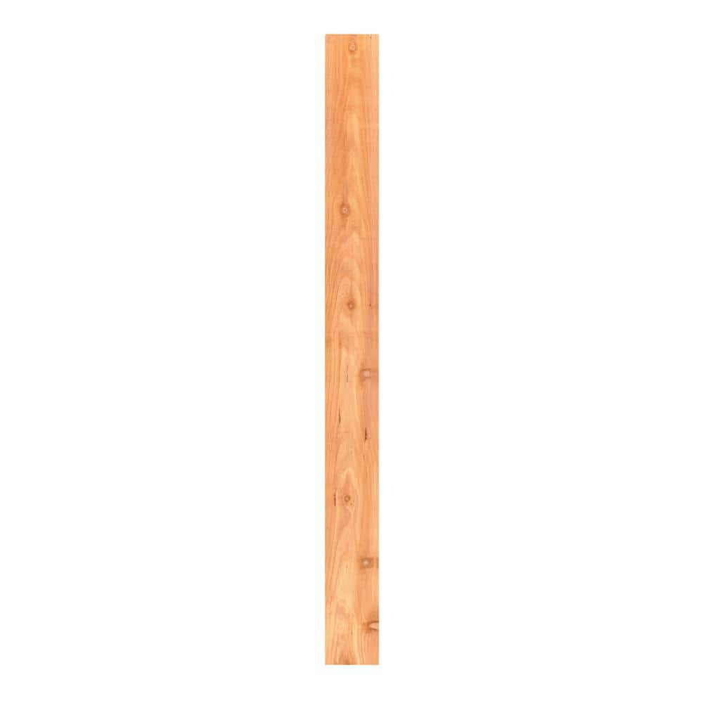 Outdoor Essentials 3-1/2 ft. x 8 ft. Western Red Cedar Spaced Picket Flat Top Fence Panel Kit