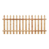 Outdoor Essentials 3-1/2 ft x 8 ft Cedar Spaced French Gothic Fence Panel