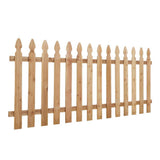 Outdoor Essentials 3-1/2 ft x 8 ft Cedar Spaced French Gothic Fence Panel