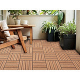 Tidoin Outdoor 1 ft. x 1 ft. Composite Deck Tile in Wood(20 Per Box)