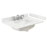 Wyndham Collection Beckett 30 in. Freestanding Dark Gray Bath Vanity with Giotto Quartz Top