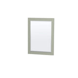 Wyndham Collection Sheffield 29" Light Green Bathroom Vanity Cabinet with Mirror