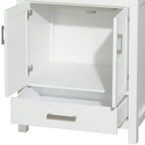 Wyndham Collection Sheffield 29 in. Bathroom Vanity Cabinet in White