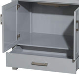 Wyndham Collection Sheffield 35 in. Bathroom Vanity Cabinet in Gray