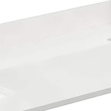 Wyndham Collection 72 in. Quartz Double Sink Bathroom Vanity Top with White Rectangular Sinks