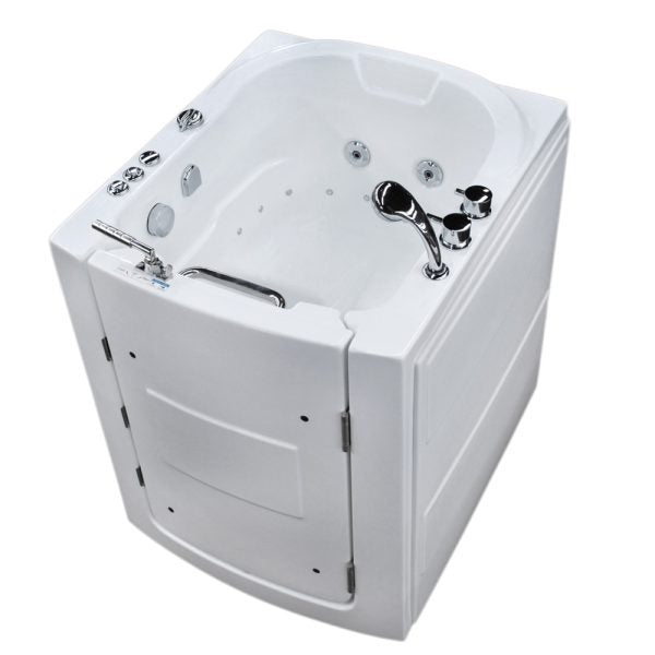 Universal Tubs HD Series 38 in. Right-Swinging Door Walk-In Whirlpool and Air Bath Tub, White