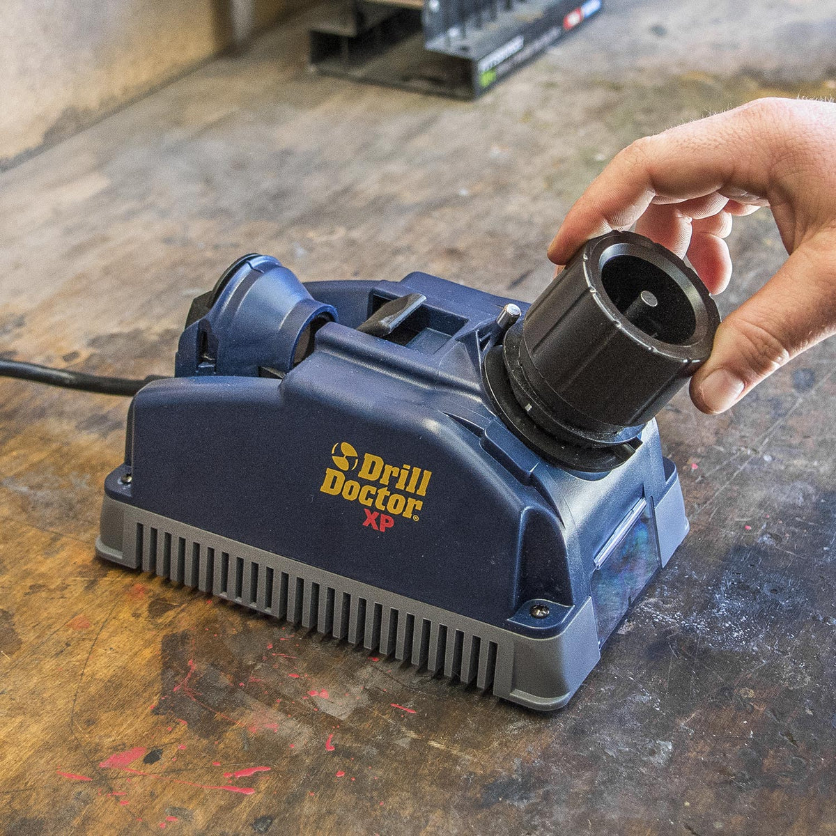 Drill Doctor XP Drill Bit Sharpener, 3/32 in. to 1/2 in. (Optional 3/4 in. Chuck)