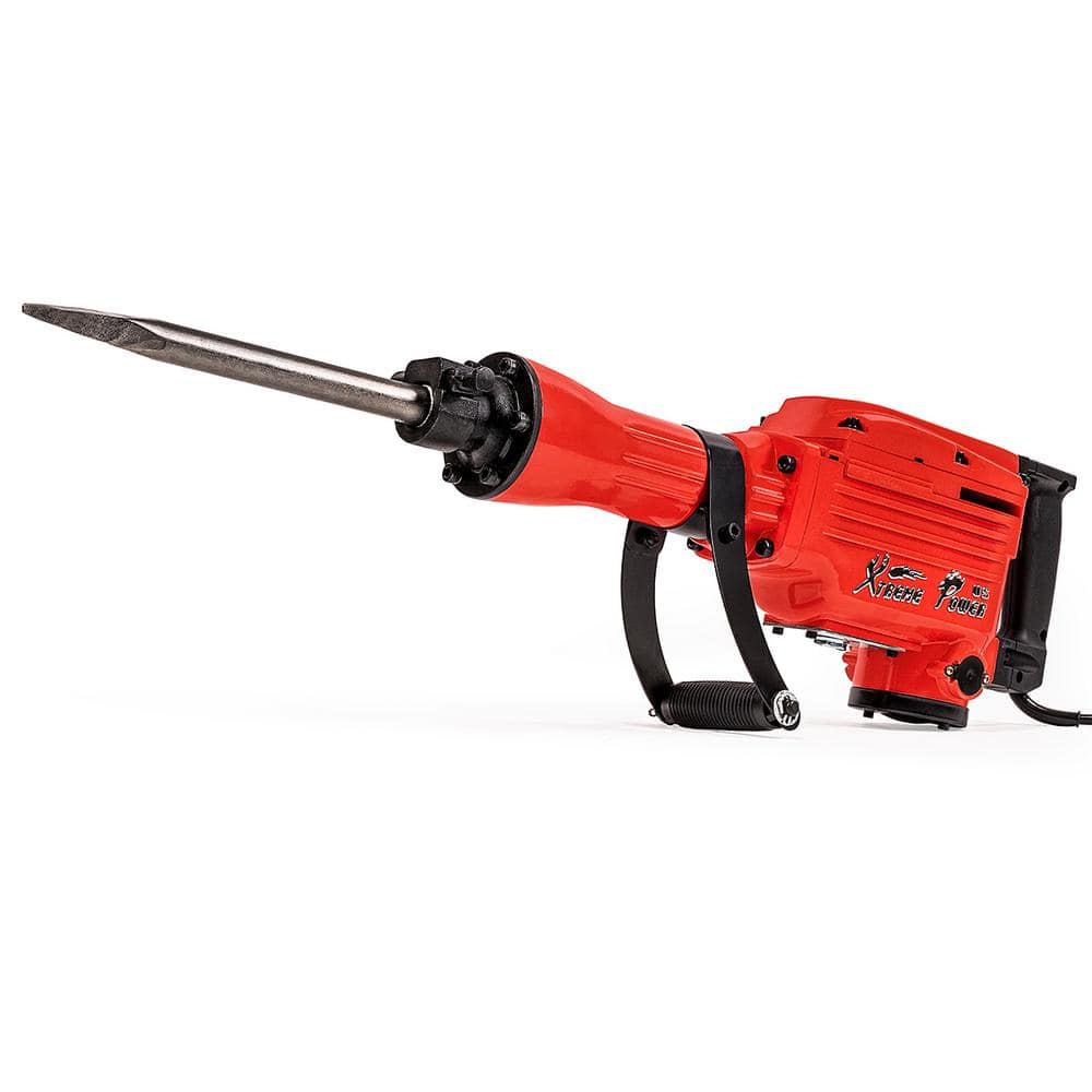 XtremepowerUS 2200-Watt Heavy-Duty 27 in. Electric Demolition Jack Hammer Concrete Breaker with Asphalt Cutter Chisel Bit