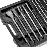 XtremepowerUS SDS-Plus Steel Rotary Hammer Drill and Chisel Metric Bit Set (17-Piece)