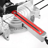 XtremepowerUS 10 in. 110-Volt Corded Single Bevel Sliding Compound Power Compact Miter Saw with Beam Guide