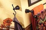 Moen Caldwell 24-in Mediterranean Bronze Wall Mount Double Towel Bar