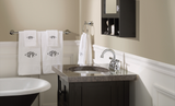 Moen Caldwell Spot Resist Brushed Nickel 2‑Handle 4-in Centerset WaterSense Bathroom Sink Faucet with Drain