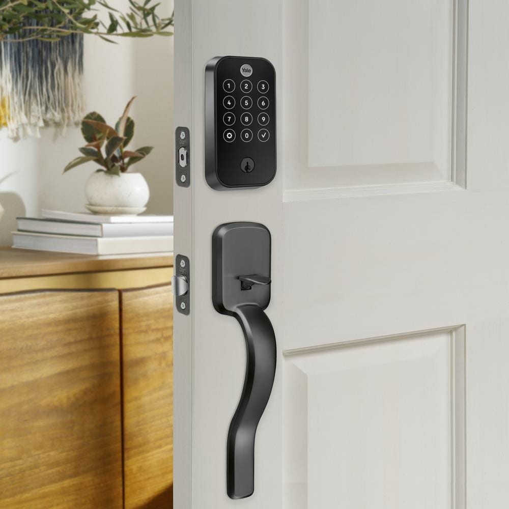 Yale Assure Lock 2; Smart Door Lock with WiFi and Touchscreen Keypad; Black Suede