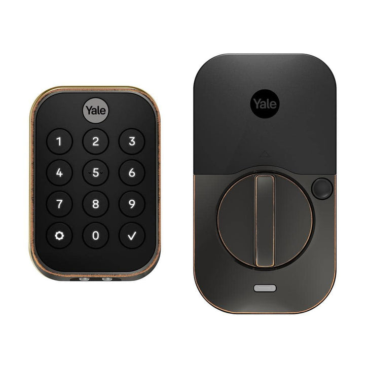 Yale Assure Lock 2; Keyless Smart Door Lock with Bluetooth and Pushbutton Keypad, Oil Rubbed Bronze