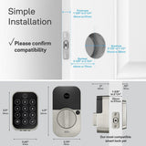 Yale Assure Lock 2; Keyless Smart Door Lock with Wi-Fi and Fingerprint Access; Black Suede